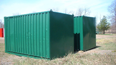 Custom size shipping containers
